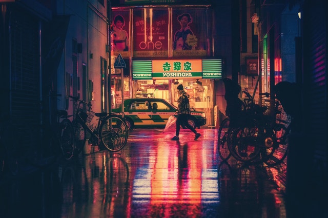 Picture of a Japanese city